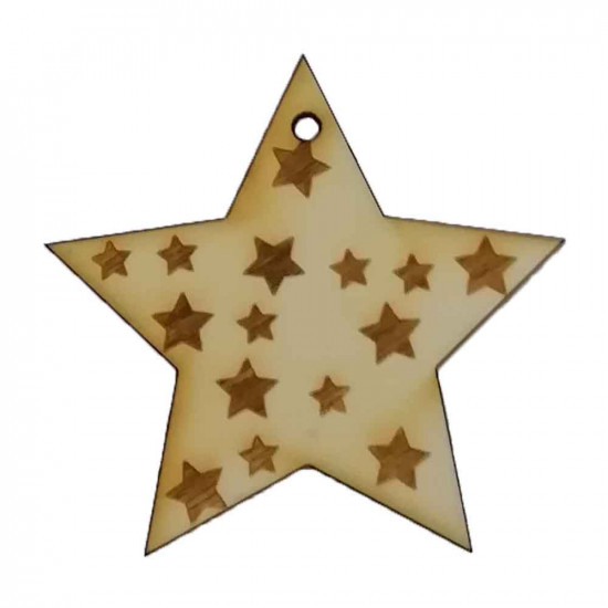 Vánoční hvězda -  s hvězdičky